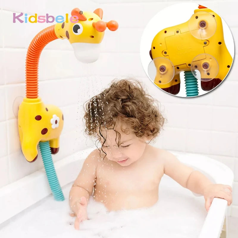 צעצועי אמבטיה לקטנטנים ג 'ירפה משאבת מים חמודה